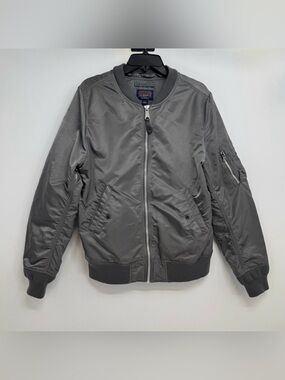 Alpha Industries Gray Bomber Jacket, Light wight
